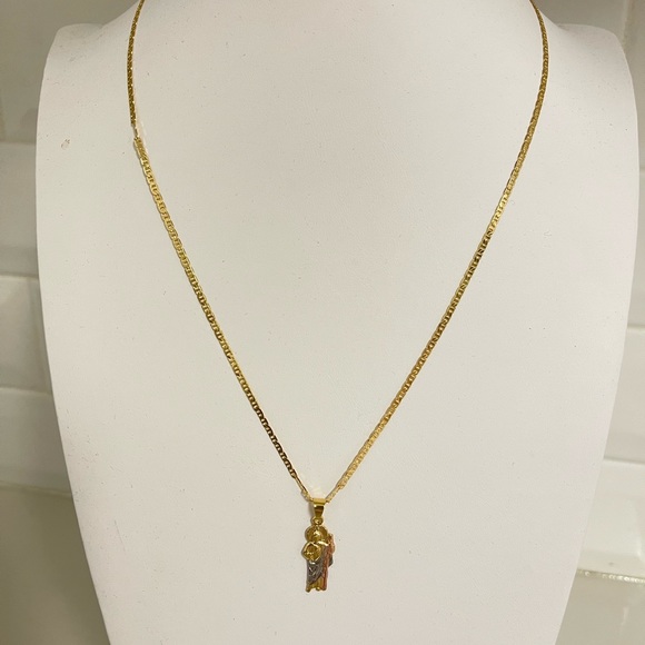 18k Gold Filled St. Jude Mariner Necklace - Picture 6 of 7